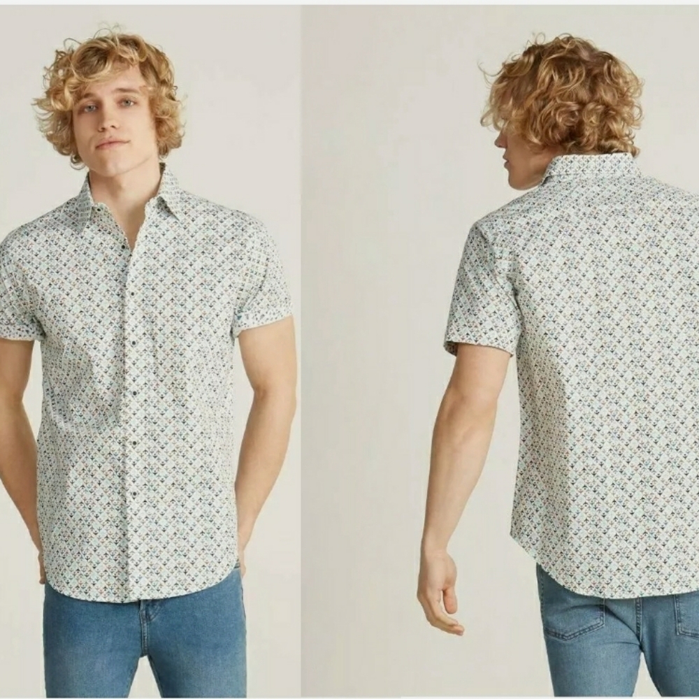 ROBERT GRAHAM Oriole Airplane Print Classic Fit